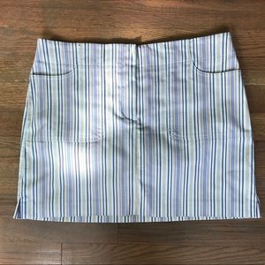 NWT Express Striped Mini Skirt w Pockets. Size 7/8